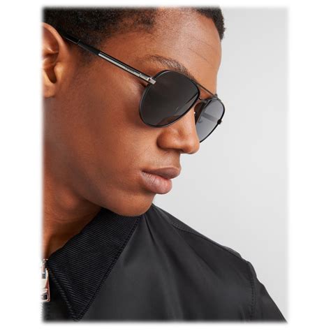 prada metal navigator sunglasses|Sunglasses With Iconic Metal Plaque .